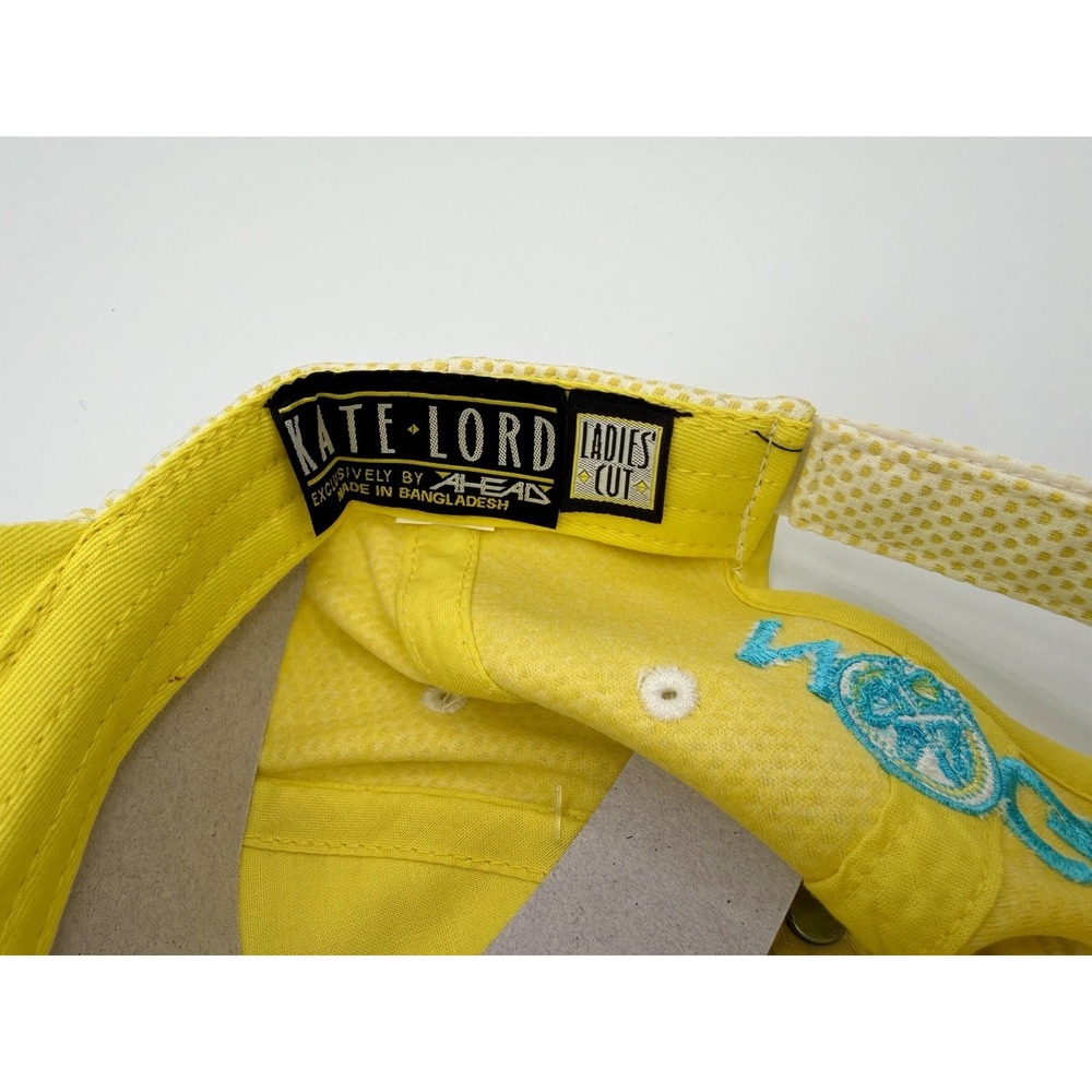 Kate Lord Ladies Cut Yellow Golf Hat Ohio Girls Golf Foundation New With Tags - Picture 2 of 7